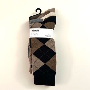 (NWT) Sonoma Socks - 3 Pairs - Size 8-13 - Mens